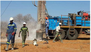 Tlou drilling borehole drilling biga